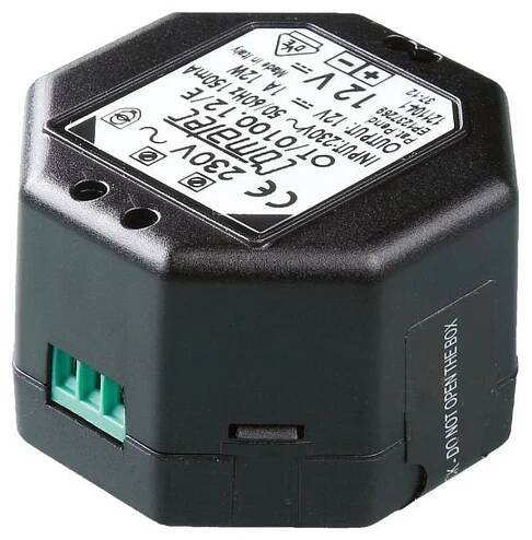 Transformátor pro elektroniku TECEplanus, 230/12V ze sítě, toaleta/pisoár