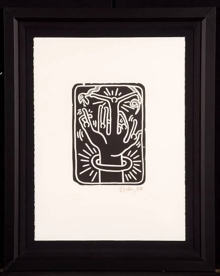 Stones3_Keith Haring_70x90 cm