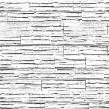 Obklad Imit, fasádní obklad Keraton Korsika, 325x85mm, bílý