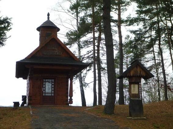 Dřevěná kaplička svatého... - Kaple