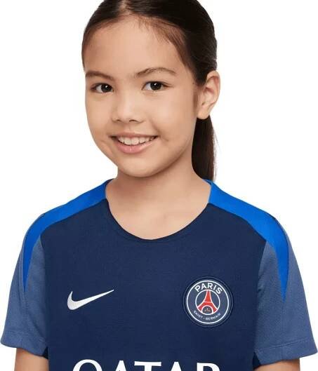 Fotbalové tričko s krátkým rukávem pro větší děti Nike Dri-FIT Paris Saint-Germain Strike 2025/26