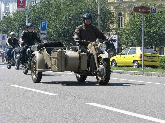 Sraz veteránů v Prostějově