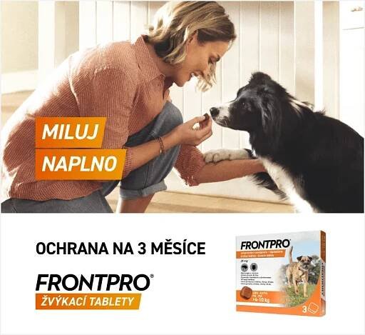 Frontpro. Miluj naplno. Ochrana na 3 měsíce.
