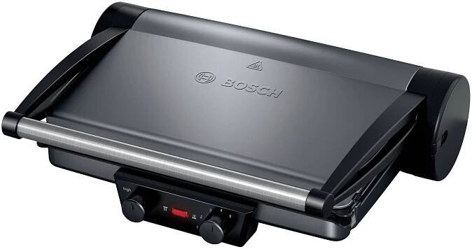 Bosch Haushalt TCG4215 elektrický gril, kontaktní gril, černá, šedá