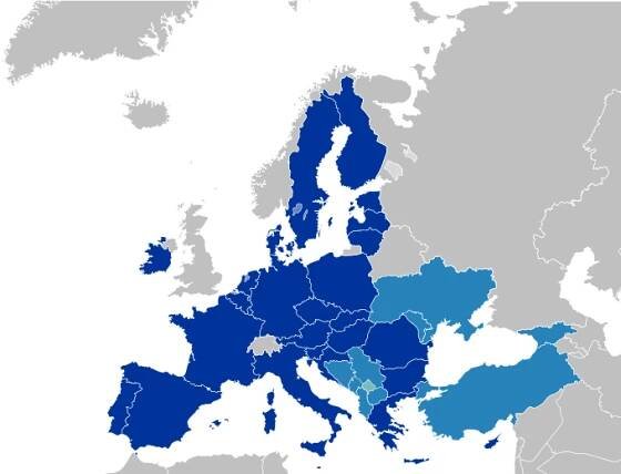 Pasy kandidátských států Evropské unie