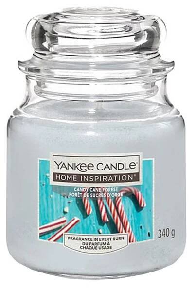 Yankee Candle Home Inspiration sklo střední Candy Cane Forest