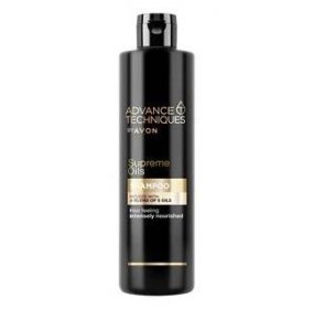 Šampon Avon Advance Techniques Supreme Oils Intenzivní vyživující šampon s luxusními oleji pro všechny typy vlasů 400 ml