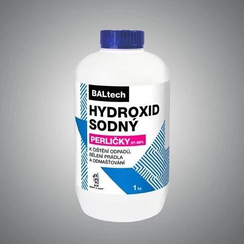 BALTECH hydroxid sodný k čištění odpadů, perličky, 1 kg