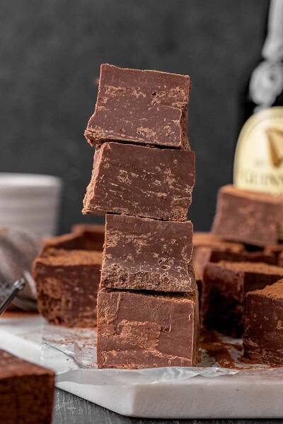 The Best Guinness Chocolate Fudge Recipe - Dinner, then Dessert