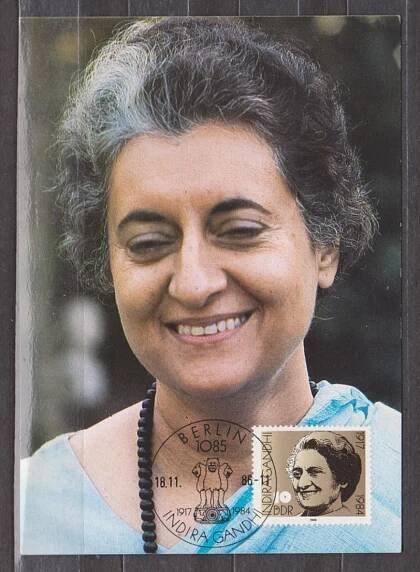 NDR C.M. - Indira Gándhíová