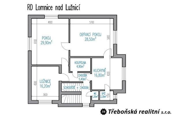 Prodej podílu RD Lomnice nad Lužnicí - Třeboňská realitní s.r.o.