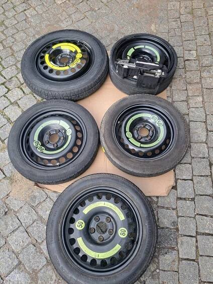 Rezerva Dojezdové kolo Mercedes 16" 17" 18" 19"