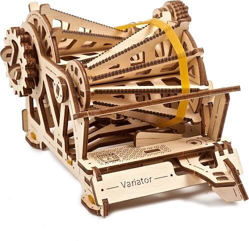 Dřevěná 3D mechanická stavebnice Ugears STEM LAB - Variátor - Ugears-models.cz
