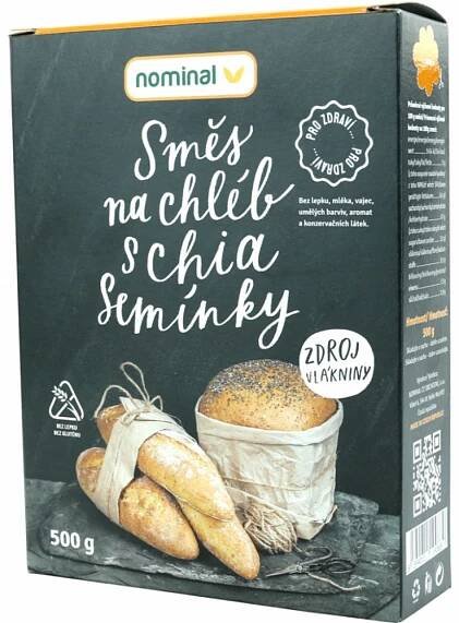 Nominal Směs na chléb s chia semínky 0,5 kg