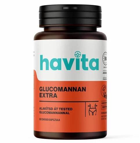 A Havita Glucomannan extra természetes hatóanyagaival növeli bélrendszered egészségét, valamint növeli a teltségérzeted, amely segítheti a fogyást, a karcsúbb alak elérését