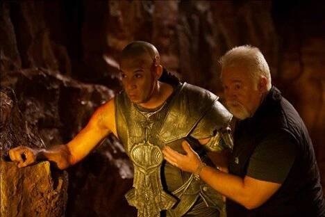 Vin Diesel, David Eggby - Riddick - Z natáčení