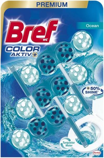 WC BREF Color Aktiv 3 x 50 g Ocean