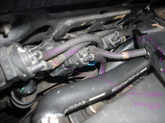 Podtlakové hadičky, ventilátor, Antipollution fault, ŘJ FAP - Peugeot 406 - Peugeot Club Amis de Lion