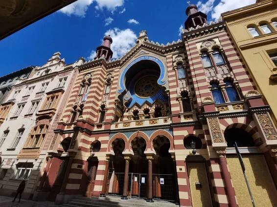 Jubilejní synagoga - Praha 1 - Sakrální architektura - synagogy - Hlavní město Praha - Praha 1