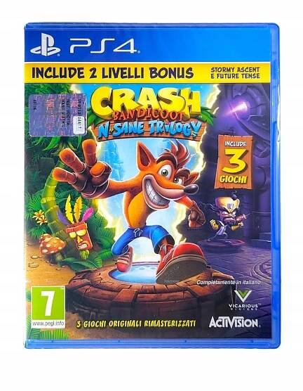 CRASH BANDICOOT N. SANE TRILOGY / PS4 / NA DESCE