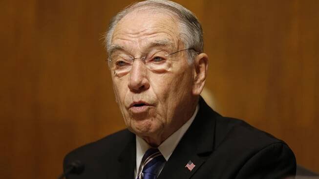 GOP Sen. Chuck Grassley of Iowa tests positive for Covid-19