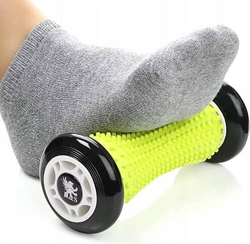 ROLLER MASÁŽNÍ VÁLEČEK NA ZÁDA A NOHY S VÝSTUPKY PRO REGENERACI, 65 CM