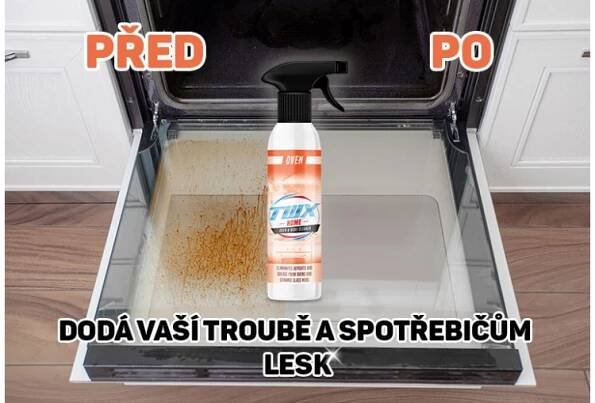 TWX® Home Oven - Čistič bez výparů na troubu a varnou desku 300 ml