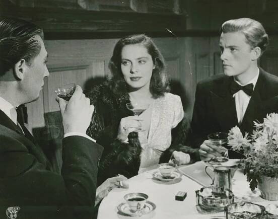 Tragická sonáta - Z filmu - Georg Rydeberg, Viveca Lindfors, Alf Kjellin