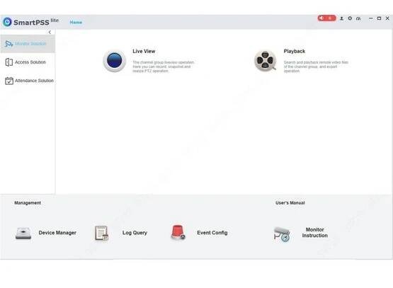 Dahua SmartPSS lite MAC klientský software