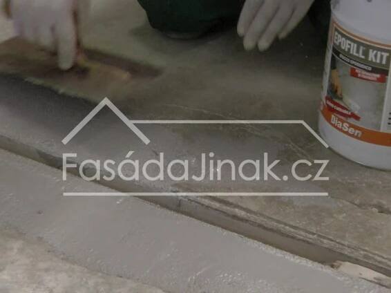 Epofill Kit tmel pro opravu průmyslových podlah Fasada jinak