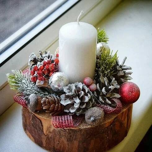 Christmas Candle Decoration