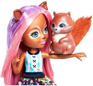 Mattel Enchantimals panenka a zvířátko Sancha Squirrel a Stumper | 4KIDS.cz ★