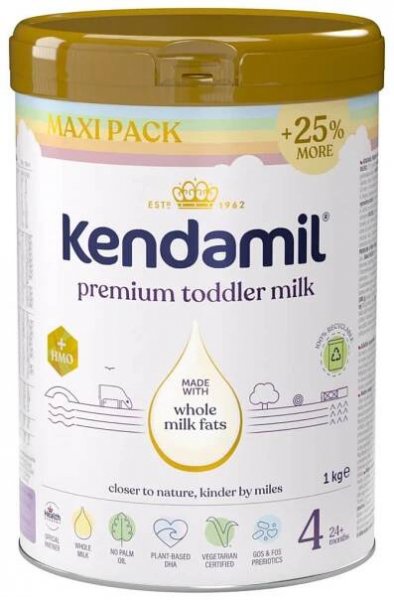 Kendamil Premium 4 HMO+ (1 kg), duhové XXL balení