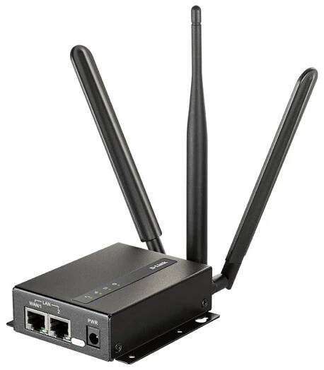 D-Link DWM-313 bezdrátový router Gigabit Ethernet 4G Černá