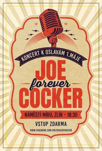 JOE COCKER FOREVER, 1.MÁJ na Náměstí Míru, Zlín v 18:30 - Živý Zlín