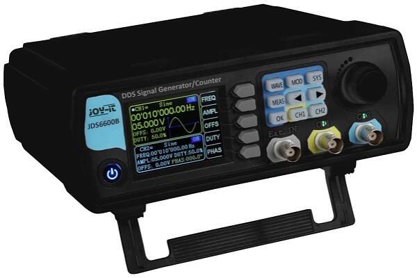 Joy-it JT-JDS6600-B generátor signálu 0 Hz - 60 MHz 2kanálový trojúhelník, Lorenzova křivka, pulz, šum, obdélníkový, TTL