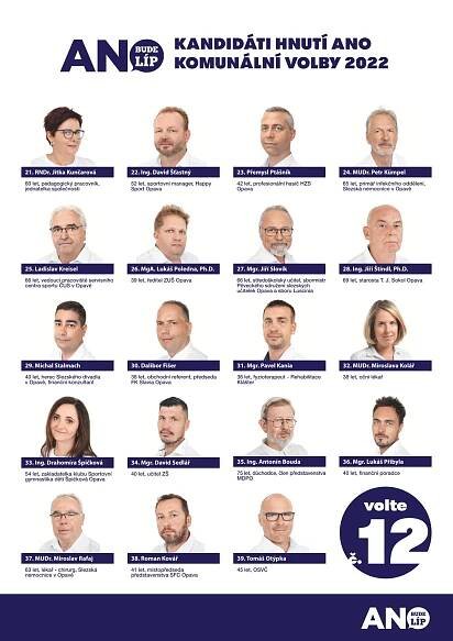 Volební noviny ANO Opava 2022 – Tomáš Navrátil