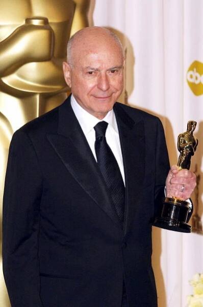 Alan Arkin, winner of best supporting actor for ''Little Miss Sunshine'', in the press room for OSCARS 79th Annual Academy Awards