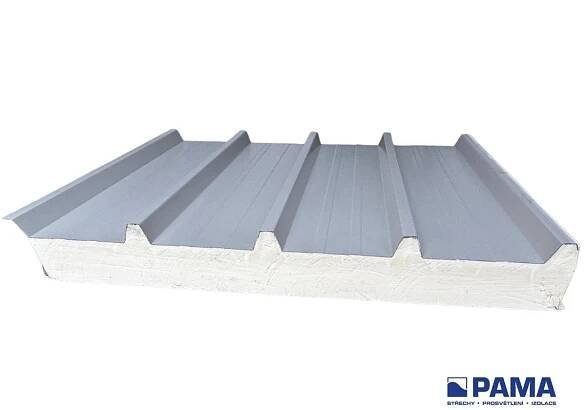 Střešní sendvičový PIR panel TD5; 100 mm;1000x8000mm - PAMA zastřešení