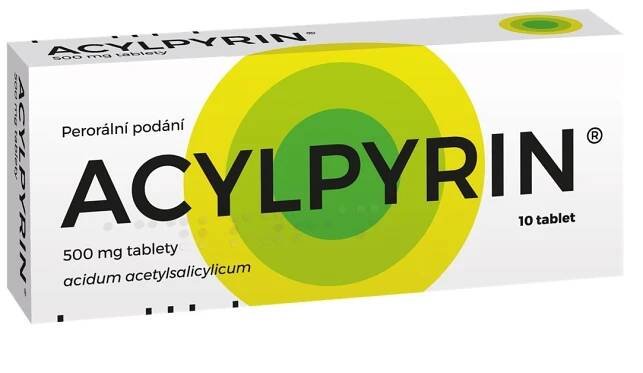 ACYLPYRIN 500MG Tableta 10