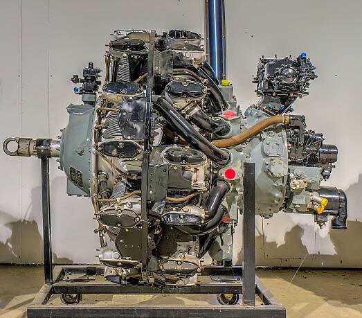 The R-2600 was a huge, powerful engine and the B-25 has two.