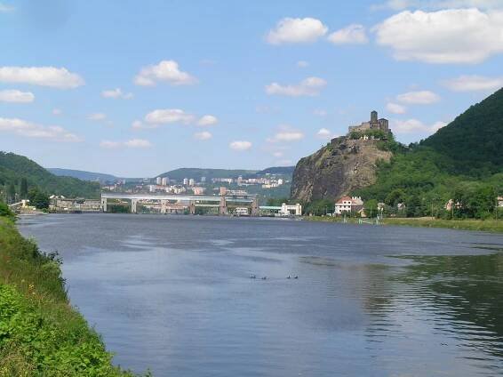 Hrad Střekov (Burg Schreckenstein) - Elberadweg