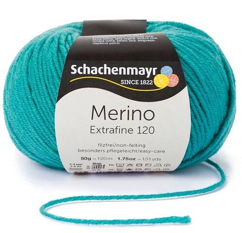 MERINO EXTRAFINE 120 SCHACHENMAYR 176 MOŘSKÁ BYLINA