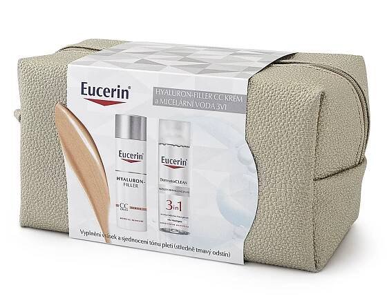 EUCERIN HYALURON FILLER CC tmavý, vánoční kazeta 2016
