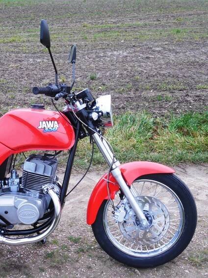  JAWA 350/640 de LUXE - cihlová 