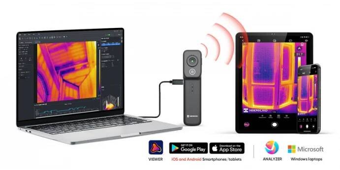 Hikmicro MiniX - Termokamera s WiFi (Android, iOS, Windows) - MERaTEST.sk