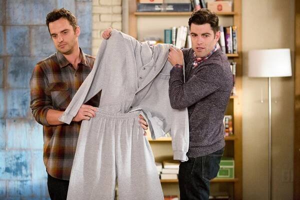 Nová holka - Swuit - Z filmu - Jake Johnson, Max Greenfield