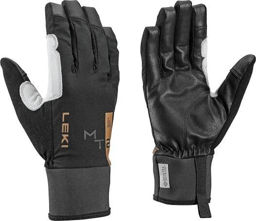 Skialpové rukavice LEKI Montera Storm - black-white-brown