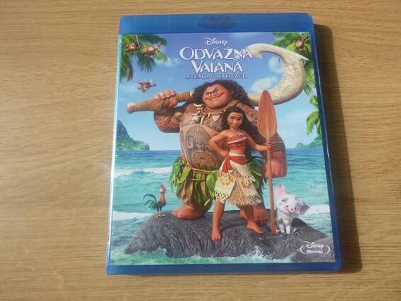 2disc 3D+2D ODVAZNA VAIANA cz dabing + KARTICKA +POPIS - Film
