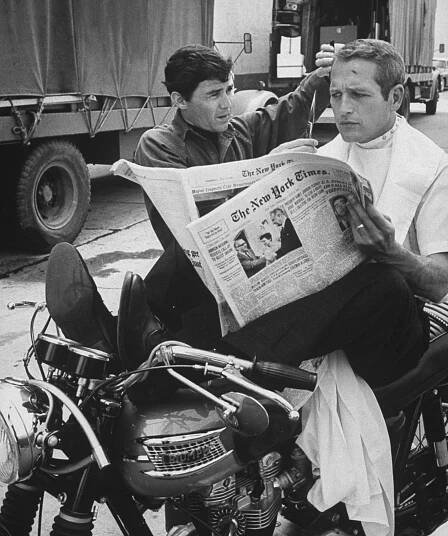 Jay Sebring And Paul Newman